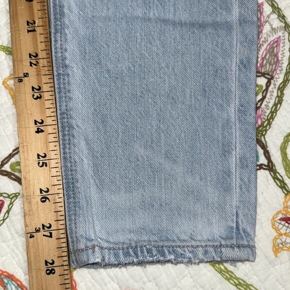 American Eagle regular 24W size 00 comfort stretch waistband sea salt mom jeans - Picture 5 of 13